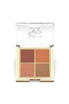 Golden Rose Quattro Eyeshadow Palette 05 Red Brick Göz Far Paleti