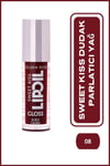 Golden Rose Sweet Kiss Lip Oil Gloss 08 Black Cherry Dudak Parlatıcısı