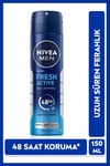 Nivea Men Fresh Active Deodorant Sprey Erkek Deodorant Spreyi 150 ml 