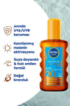 Nivea Sun Koruma&Bronzluk SPF20 Doğal Bronzluk Güneş Spreyi 200 ml 
