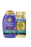 Organix Biotin&Collagen Şampuan 385 ml+Argan Saç Bakım Yağı 100 ml SET