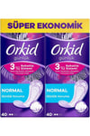 Orkid Normal Günlük Korma Rahatlık 80 Adet Hijyenik Ped 