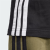 Adidas  Regular Fit Düz T-Shirt Siyah Beyaz Renk SİYAH BEYAZ