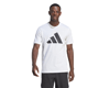 Adidas Training Essentials Feelready Logo Erkek Tişört Beyaz Siyah Renk BEYAZ SİYAH