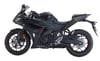2018 Yamaha YZF R25 Siyah Sağ Yan Grenaj Sticker Etiket Modeli