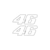 46 Yazılı Mini Sticker Etiket Modeli