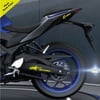 Alpinestars Yazılı Neon Sarı Arka Sticker Etiket Modeli Maşa 