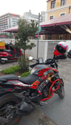 DOMINAR 400Bajaj Dominar Red Indian Sticker Etiket Kaplama Model