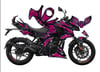 N250Bajaj N250 AirBrush Tasarım Motosiklet Sticker Etiket Kaplama Modeli 