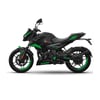 Bajaj N250 Takım Yeşil  Sticker Etiket Modeli