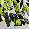 PULSAR NS 200Bajaj NS200 Hoonigan Monster Sticker Etiket Kaplama Modeli