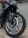 Bajaj Pulsar F250 İç Dış Yazılı Jant Sticker Modeli