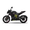 BAJAJ PULSAR N250 Orta Şase Motosiklet Sticker Etiket Modeli Monster Energy Neon Yeşil (Sarı)