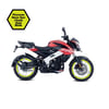 Bajaj Pulsar NS200 Floresan Neon Sarı İç Dış Yazili Jant Sticker Modeli