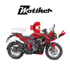 PULSAR RS 200Bajaj RS200 Sticker Joker Model Parçalı Motosiklet Kaplama Sticker Etiket Modeli Kırmızı Siyah Yeşil