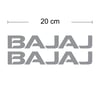 Bajaj Yazılı Renkli Sticker Etiket Modeli