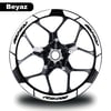 PULSAR RS 200Beyaz Bajaj Pulsar RS200 Geniş Jant Sticker Etiket Modeli