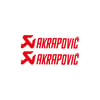 450SRCF MOTO 450SR Akrapovic Orta Şase Tasarım Motosiklet Sticker Etiket Modeli Kırmızı