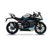 450SRCF MOTO 450SR Akrapovic Orta Şase Tasarım Motosiklet Sticker Etiket Modeli Turkuaz