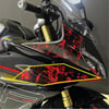 MotosikletCF Moto 450SR Yan Kant Kırmızı Fırtına Desen Kaplama Modeli