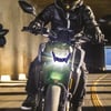 250 NKCF MOTO NK250 2018-2024 Ön Far Led Üstü LV Sticker Yarı Şeffaf Etiket Modeli Mavi