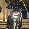 250 NKCF MOTO NK250 2018-2024 Ön Far Led Üstü LV Sticker Yarı Şeffaf Etiket Modeli Kırmızı 