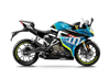 CFMOTO 250SR Orijinal Tasarım Motosiklet Sticker Etiket Modeli Mavi Neon