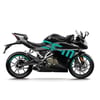 CFMOTO 250SR Sticker Yan Grenaj & Jant Dışı Yarım Daire Turkuaz