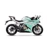 250SRCFMOTO 250SR Turkuaz Sticker Parçalı Motosiklet Kaplama Etiket Modeli