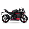 450SRCFMOTO 450SR ALT SAKAL KIRMIZI ORJINAL STICKER TASARIM ETIKET MODELİ