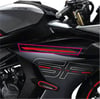 450SRCFMOTO 450SR Orijinal Sticker Tasarım Etiket Modeli Grenaj Üstü Şerit Kırmızı Sağ
