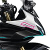 450SRCFMOTO 450SR Orijinal Sticker Tasarım Etiket Modeli Ön Kafa Yan Sağ ve Sol Turkuaz
