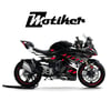 450SRCFMOTO 450SR Racing Sport Beyaz Motosiklet Kaplaması