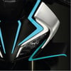 CFMOTO 450SR Sticker Ön Kafa Dörtlü Etiket Modeli Turkuaz