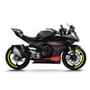 450SRCFMOTO 450SR Yarım Jant Kaplama Sticker Etiket Modeli Neon Sarı