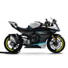 450SRCFMOTO 450SR Yarım Jant Kaplama Sticker Etiket Modeli Neon Sarı