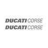 Ducati Corse Yazılı Renkli Sticker Etiket Modeli