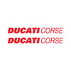 Ducati Corse Yazılı Renkli Sticker Etiket Modeli