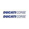 Ducati Corse Yazılı Renkli Sticker Etiket Modeli