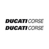 Ducati Corse Yazılı Renkli Sticker Etiket Modeli