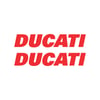 Ducati Yazılı Renkli Sticker Etiket Modeli
