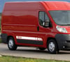 Fiat Ducato Yan Kapı ve Arka Kapı Şerit Sticker Etiket Modeli