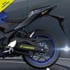 Hamann Yazılı Neon Sarı Arka Maşa Sticker Etiket Modeli