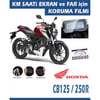 Ekran KorumasıHonda CB125 / 250R Motosiklet Far ve Ekran Km Koruyucu
