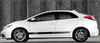 Honda Civic Yan Kapı Yazılı Sticker Etiket Modeli 2