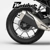 NX500Honda NX500 Jant İçi Yazı Sticker Etiket Modeli Beyaz Renk