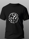 T-ShirtJust Ride Motorcu T-Shirt Modeli Siyah