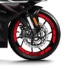 250SRKırmızı CF MOTO 250 SR Geniş Jant Sticker Etiket Modeli