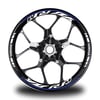 Lacivert Yamaha R1M Takım Jant Sticker Etiket 