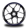 Lacivert Yamaha Takım Jant Sticker Etiket